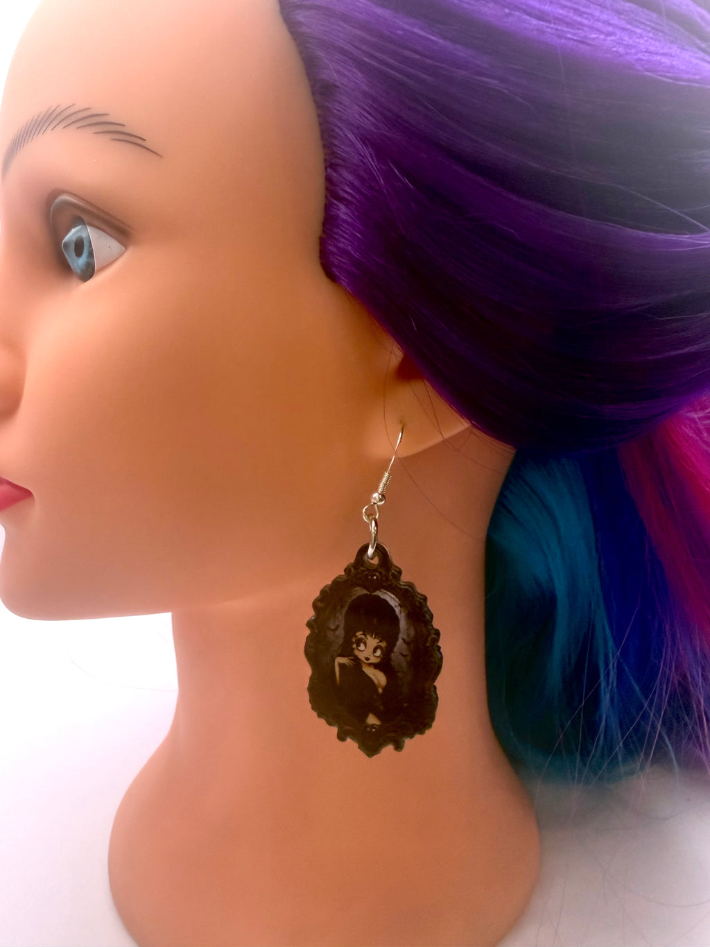 Gothic Mistress Acrylic Drop Earrings
