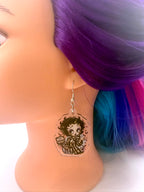 Ghost with the Most Inspired Acrylic Earrings