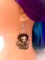 Ghost with the Most Inspired Acrylic Earrings