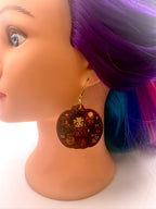 Pumpkin Halloween Trickster Slasher Inspired Acrylic Earrings