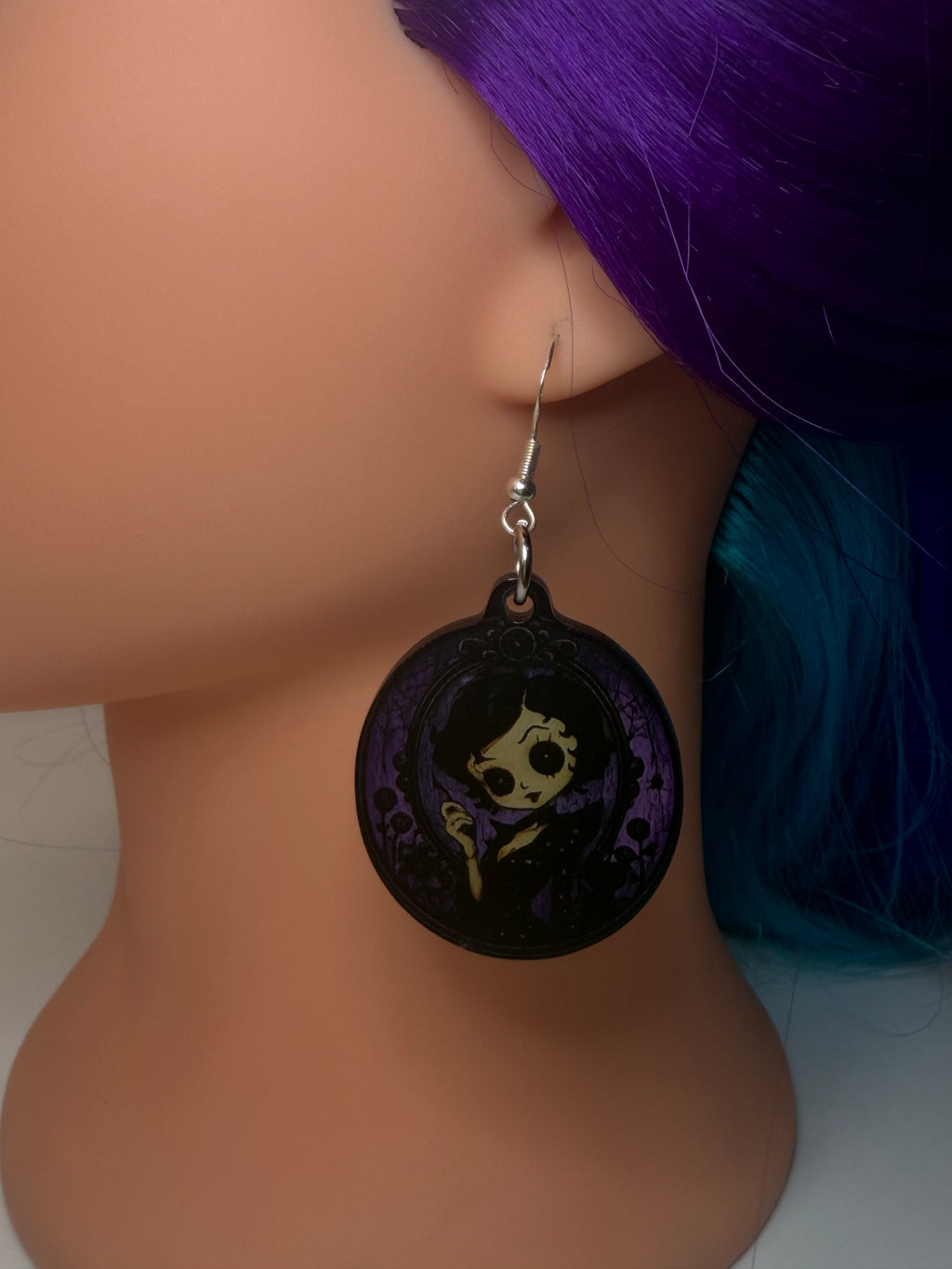 Alternate Universe Evil Mom Acrylic Earrings