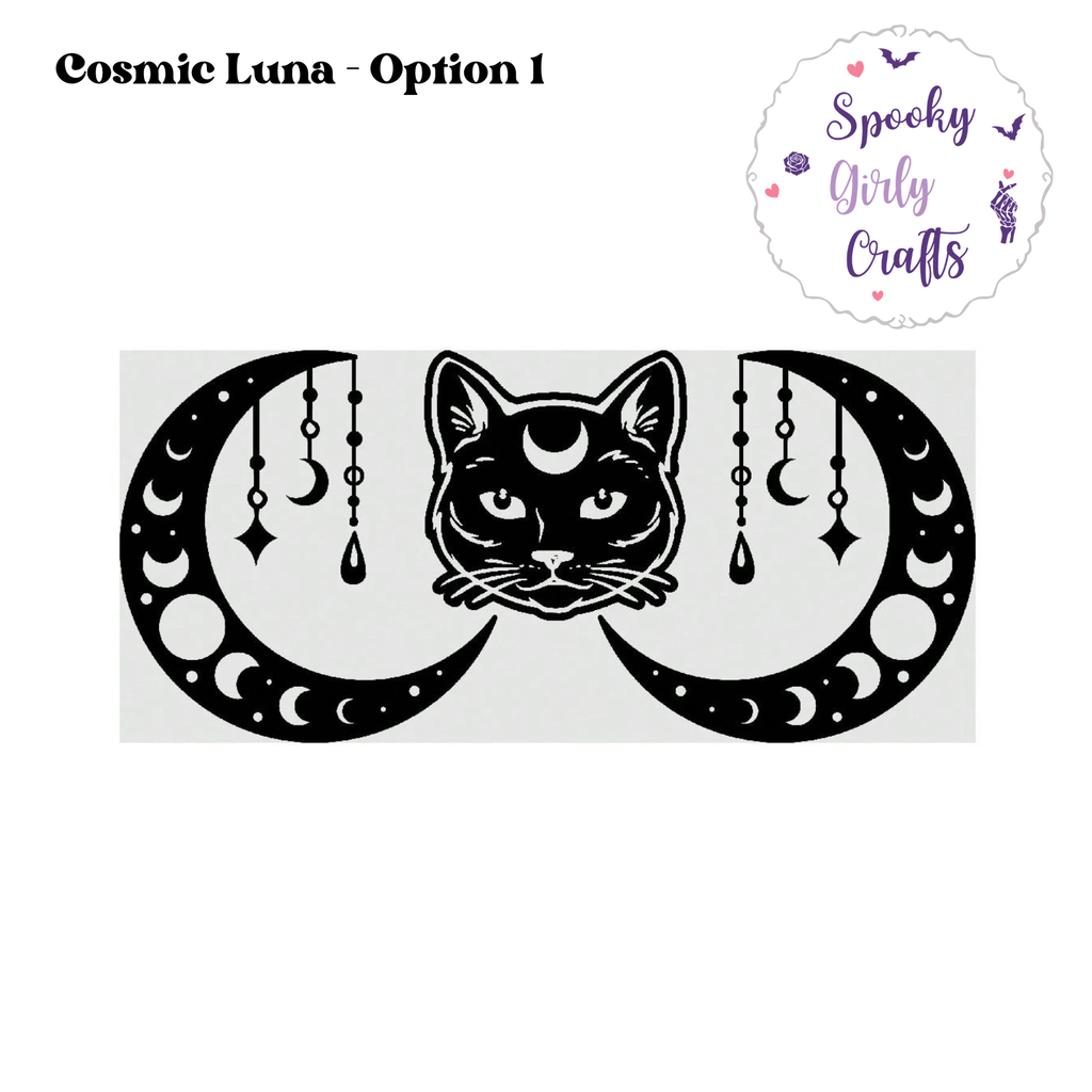 Envolturas Luna Cósmica (5 opciones)