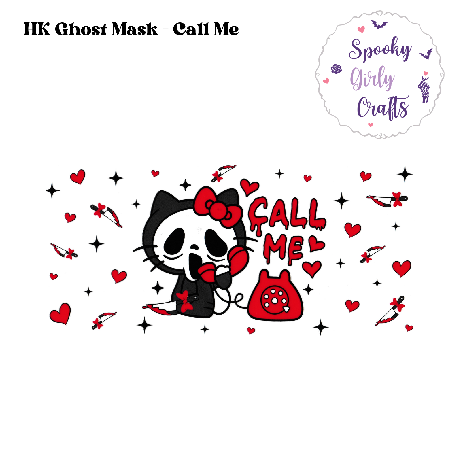 HK Ghost Mask - Call Me Wrap