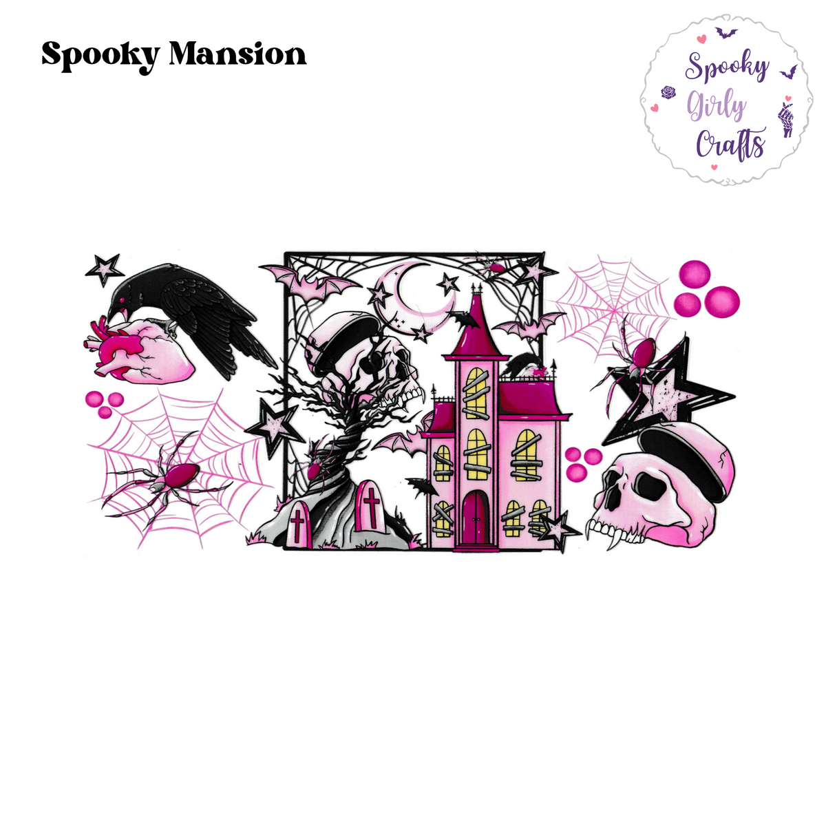 Spooky Mansion Wrap