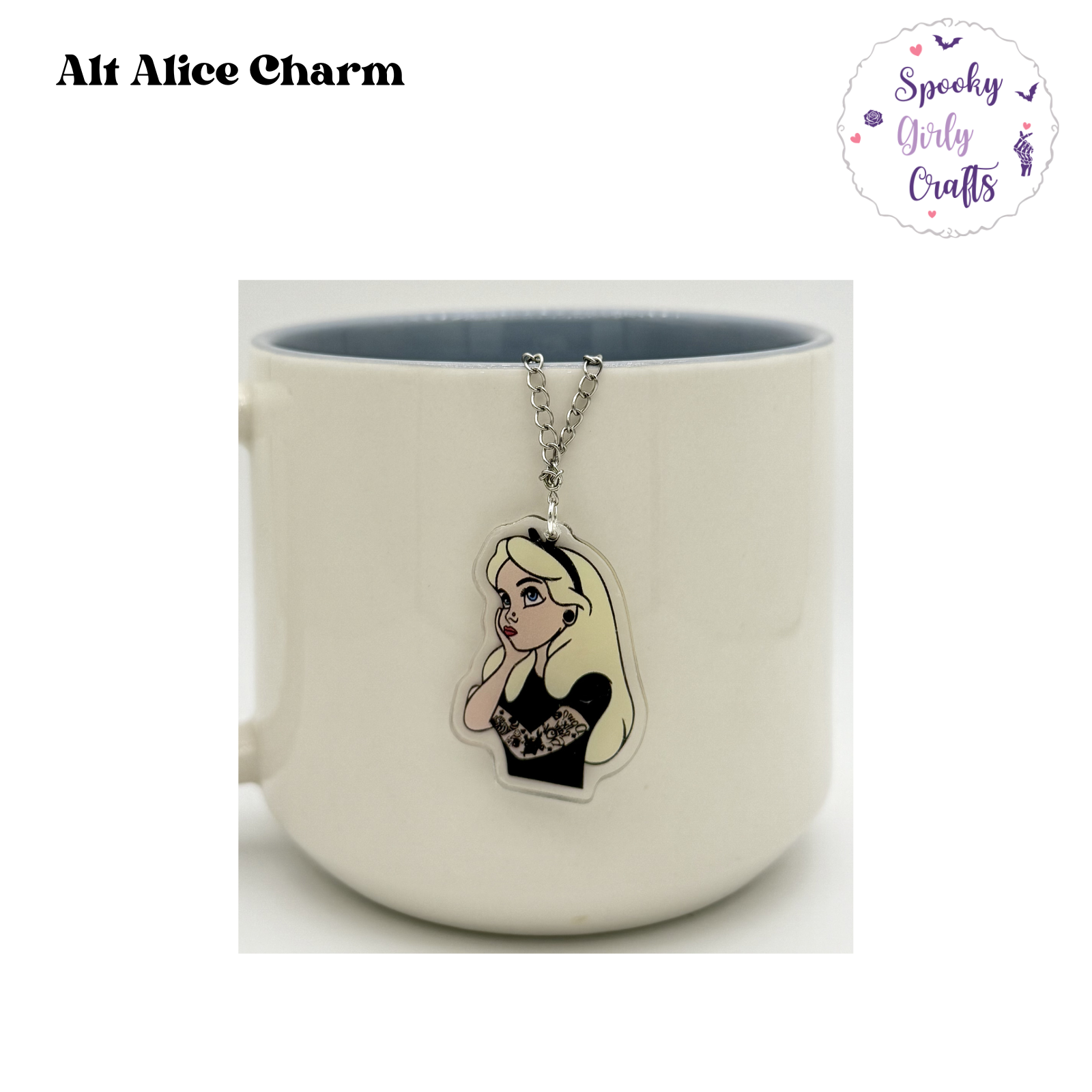 Alt Princess Acrylic Tumbler Charm (Multiple Styles)