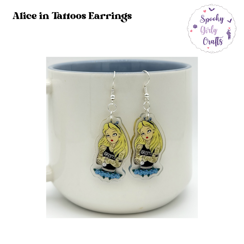 Enchanted Rebel Acrylic Earrings (Multiple Styles)