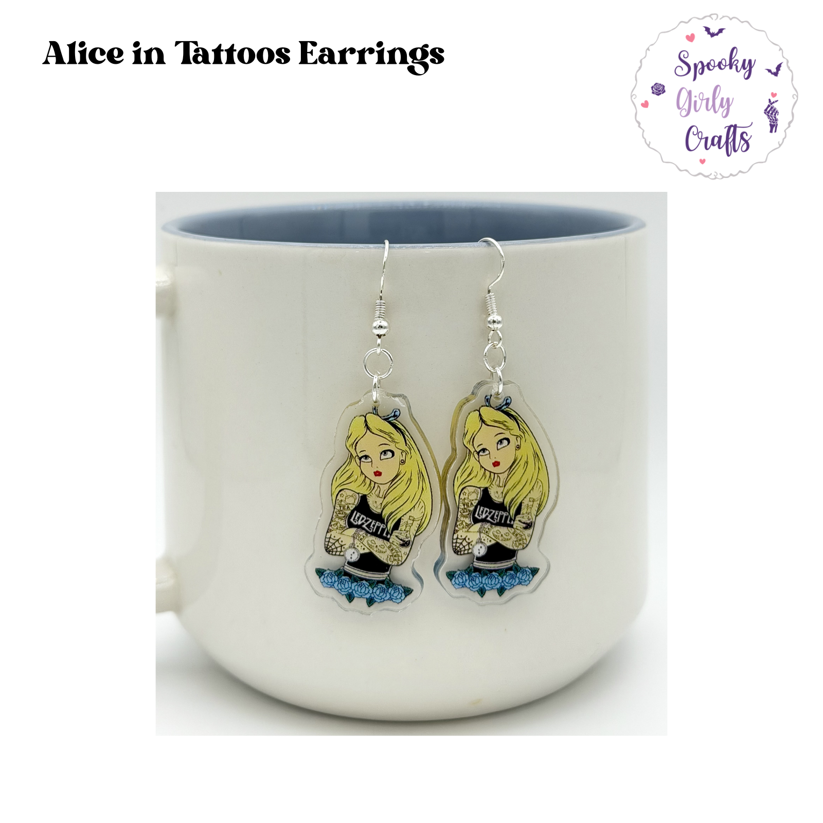 Enchanted Rebel Acrylic Earrings (Multiple Styles)