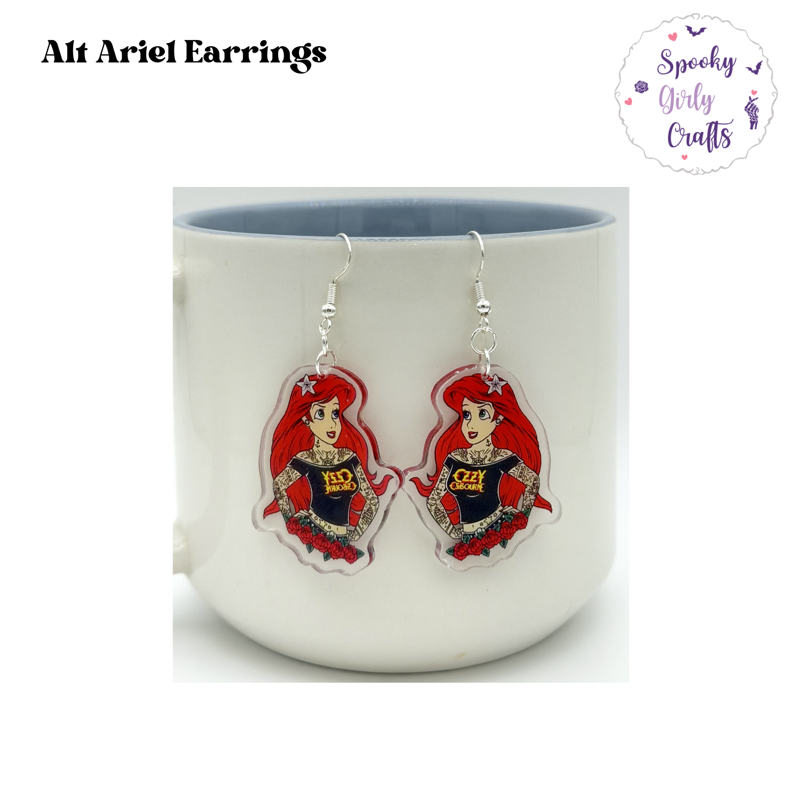 Enchanted Rebel Acrylic Earrings (Multiple Styles)