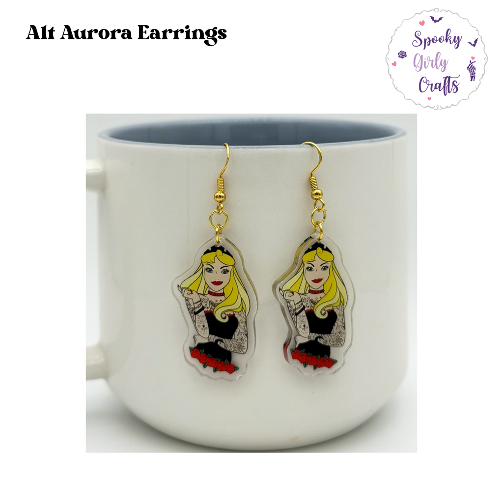 Enchanted Rebel Acrylic Earrings (Multiple Styles)