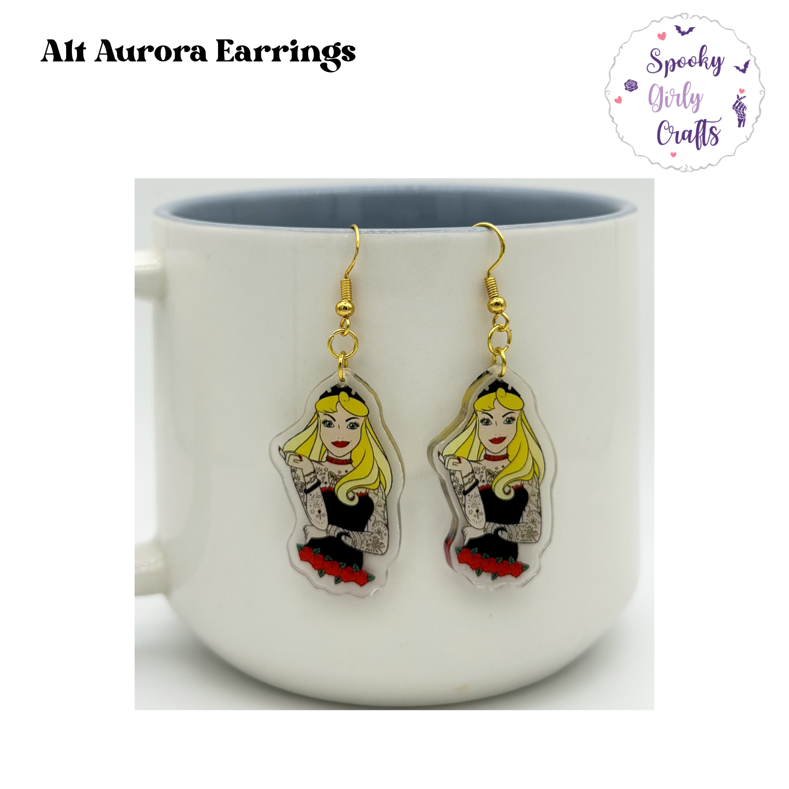 Enchanted Rebel Acrylic Earrings (Multiple Styles)