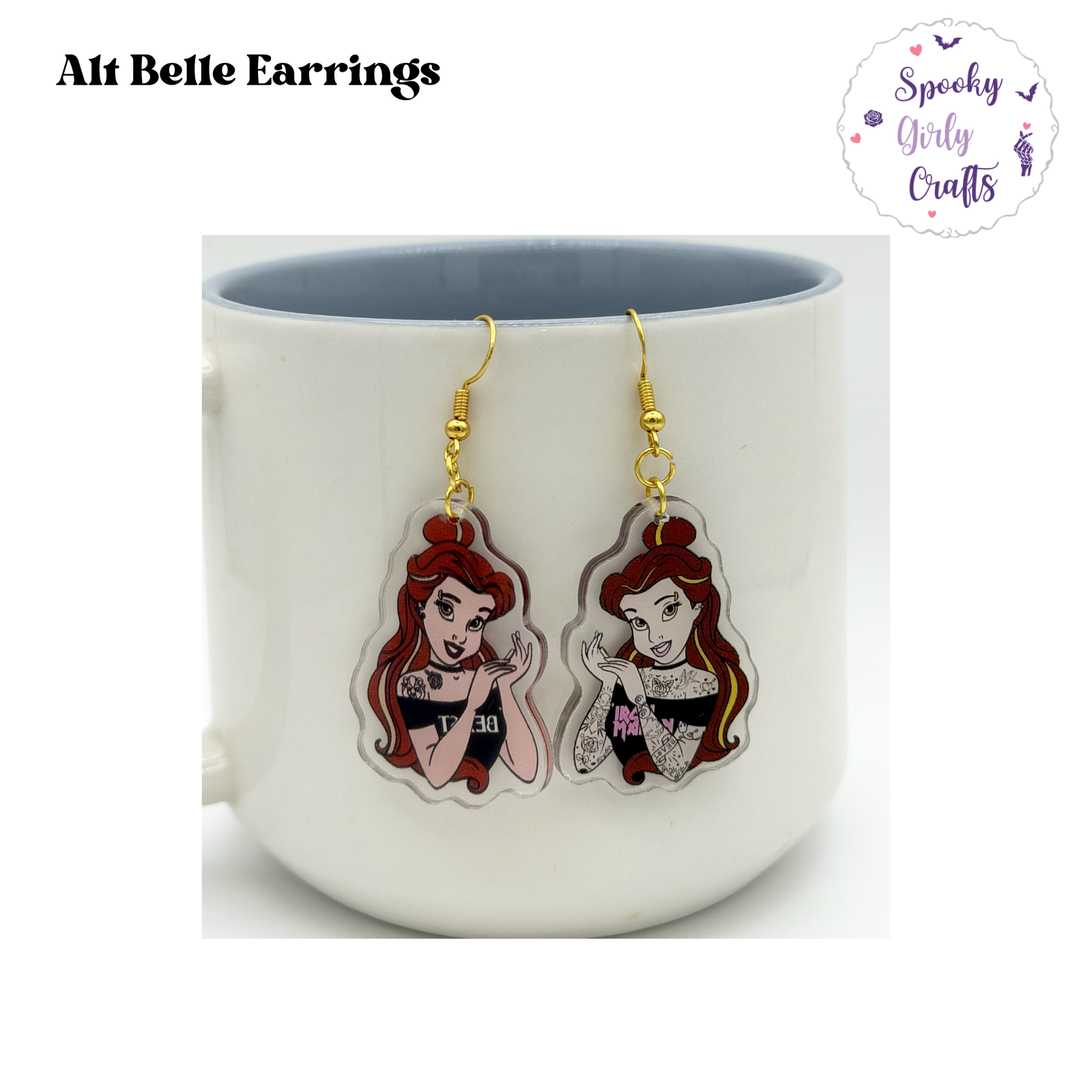 Enchanted Rebel Acrylic Earrings (Multiple Styles)