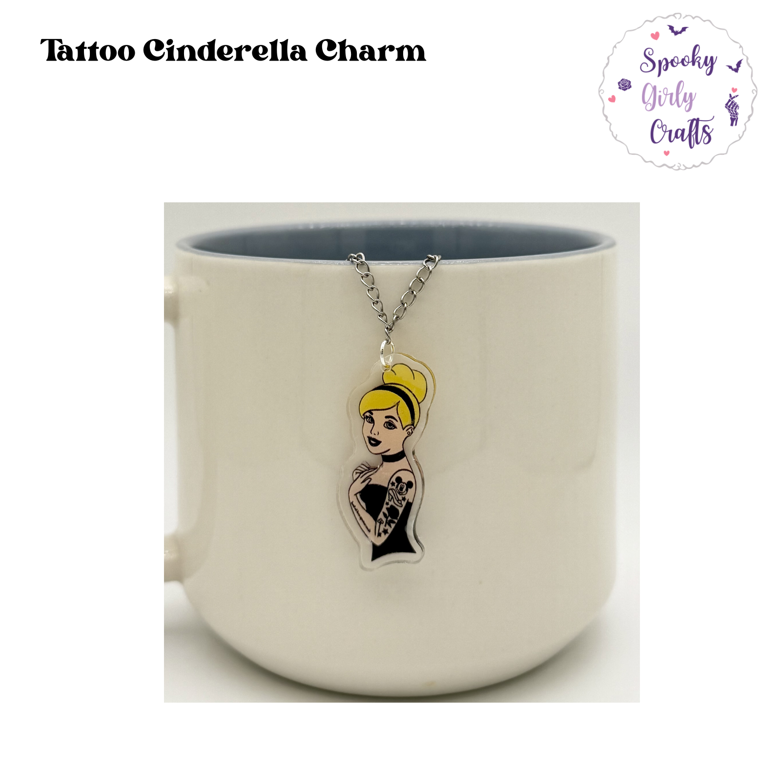 Alt Princess Acrylic Tumbler Charm (Multiple Styles)