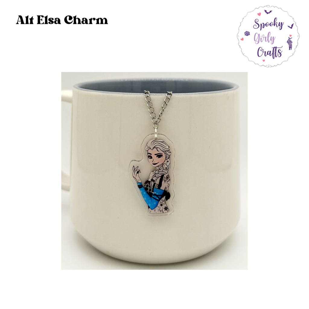 Alt Princess Acrylic Tumbler Charm (Multiple Styles)