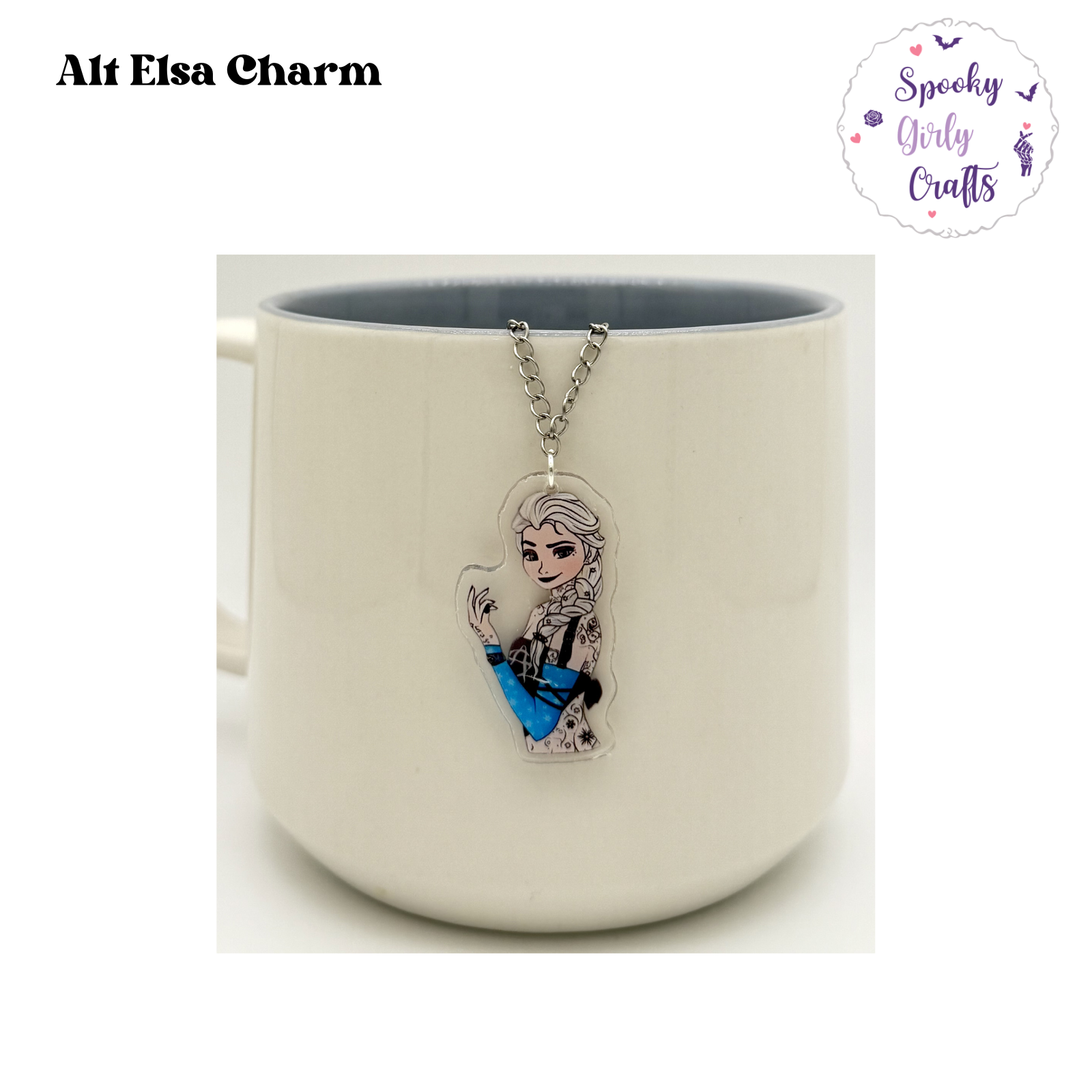 Alt Princess Acrylic Tumbler Charm (Multiple Styles)