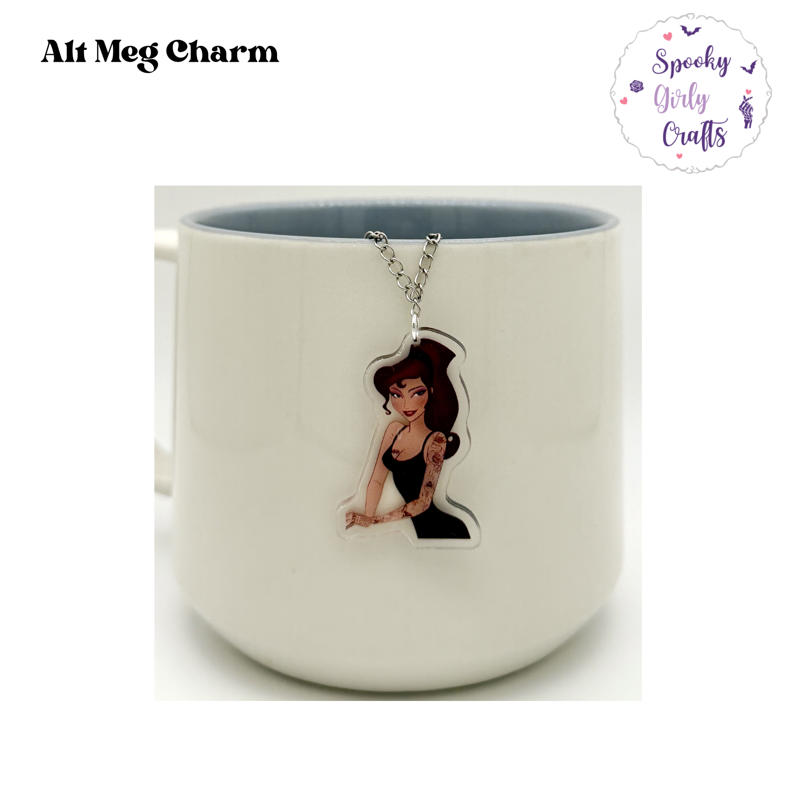 Alt Princess Acrylic Tumbler Charm (Multiple Styles)