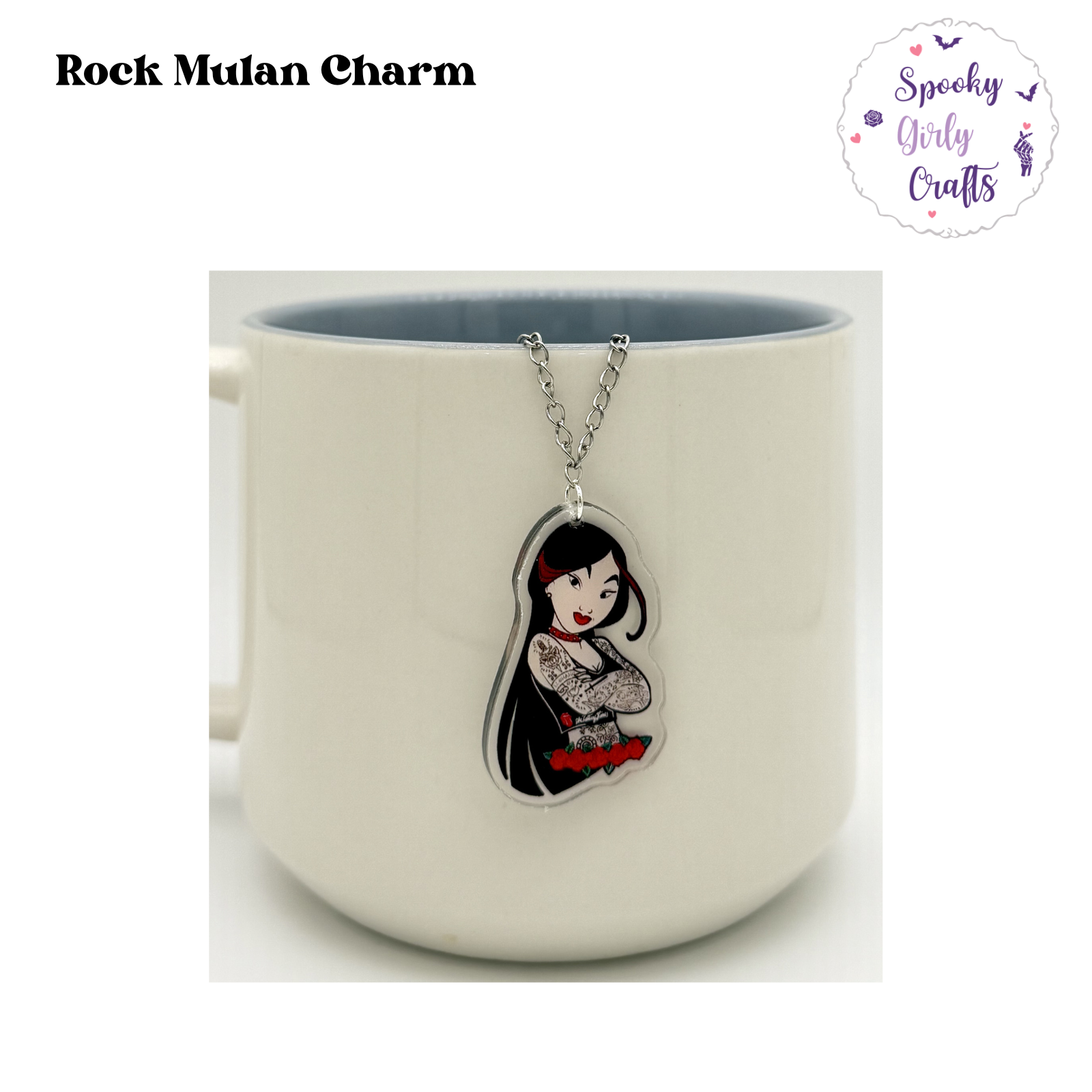 Alt Princess Acrylic Tumbler Charm (Multiple Styles)