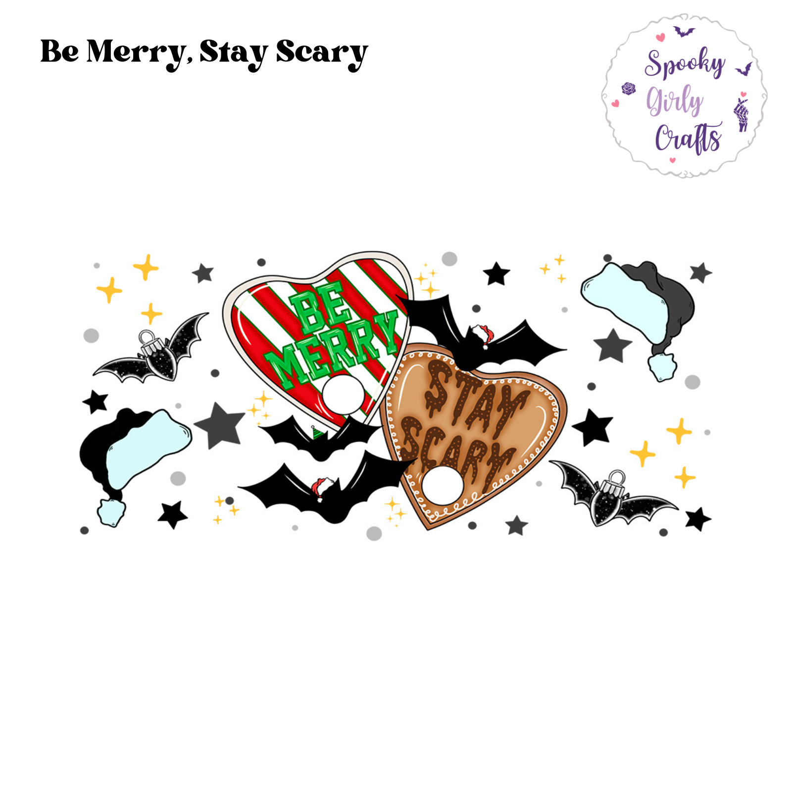 Be Merry Be Scary Wrap