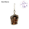 Farm Girl Killer Pin-Up Inspired Acrylic Charm