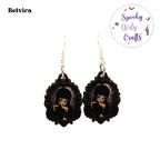Vamps & Villains Pin-Up Inspired Acrylic Earrings (Multiple Styles)