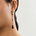 Vampire Kiss Blood Drop Earrings - Red or Black