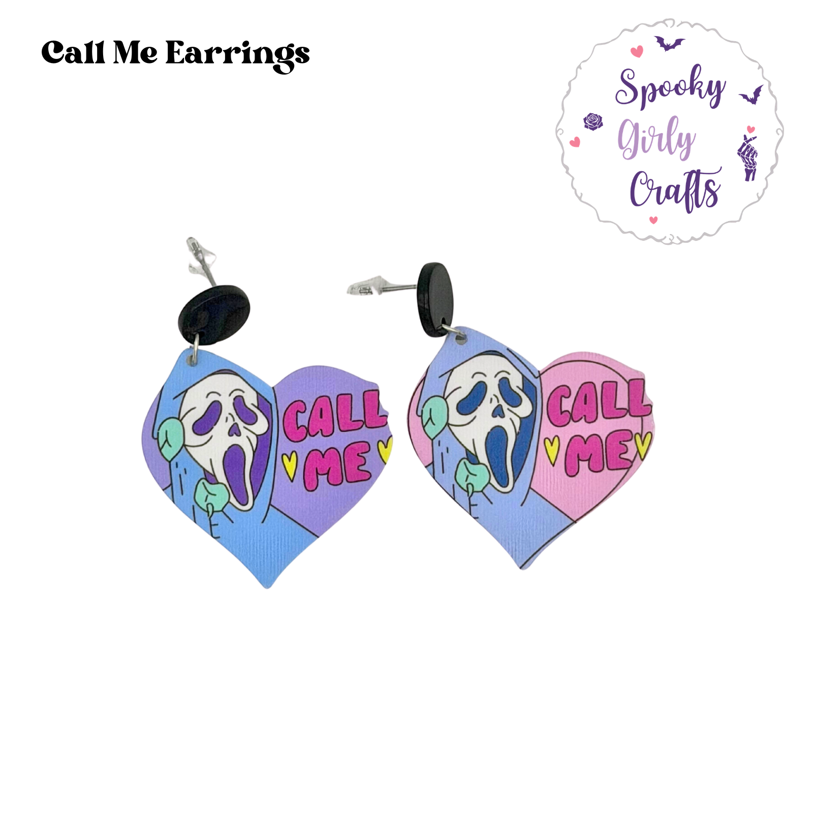Halloween & Scary Movie Inspired Earrings (Multiple Styles)