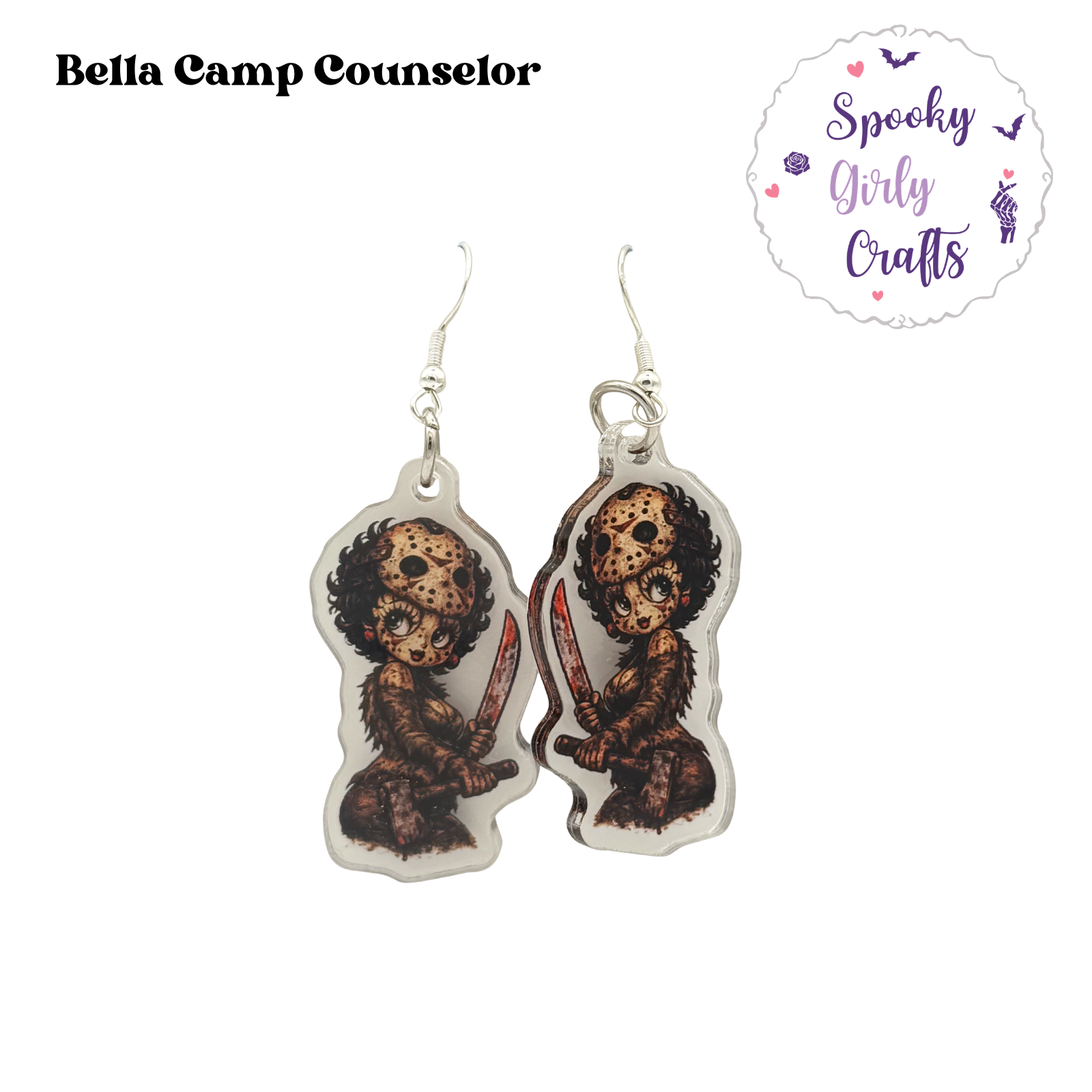 Vamps & Villains Pin-Up Inspired Acrylic Earrings (Multiple Styles)