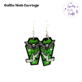 Coffin Moth Acrylic Earrings