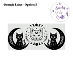 Envolturas Luna Cósmica (5 opciones)