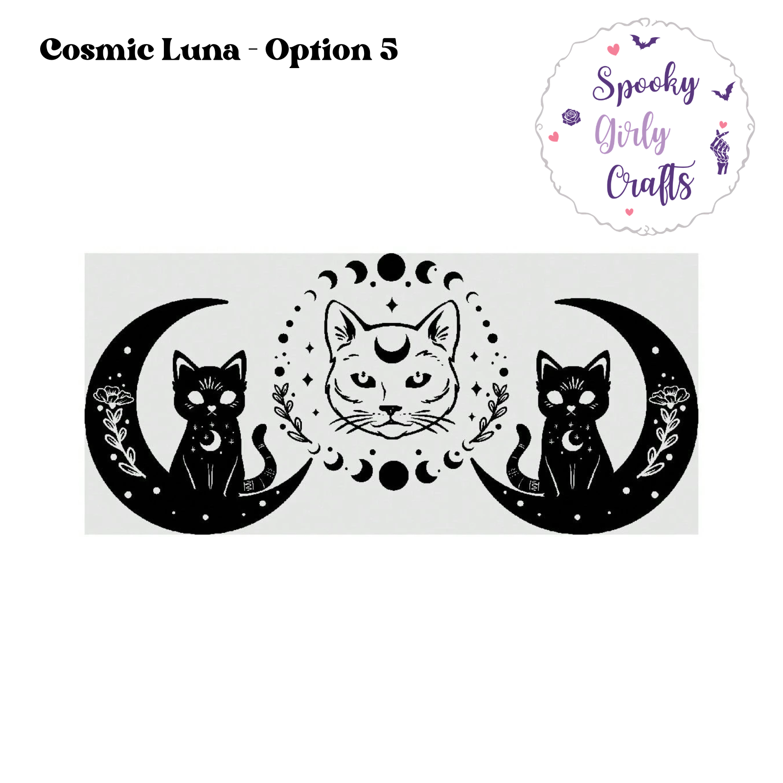 Envolturas Luna Cósmica (5 opciones)