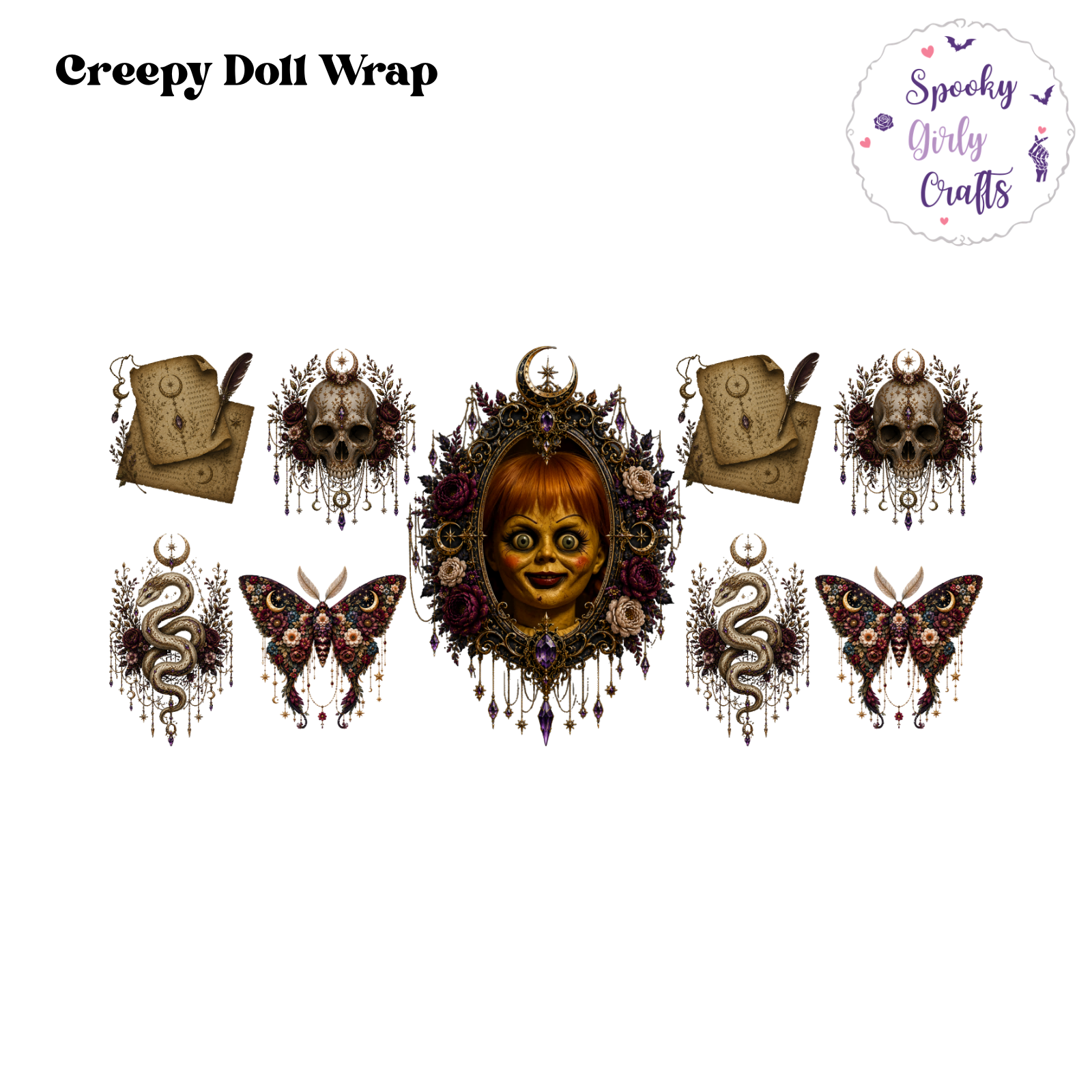 Creepy Doll Wrap