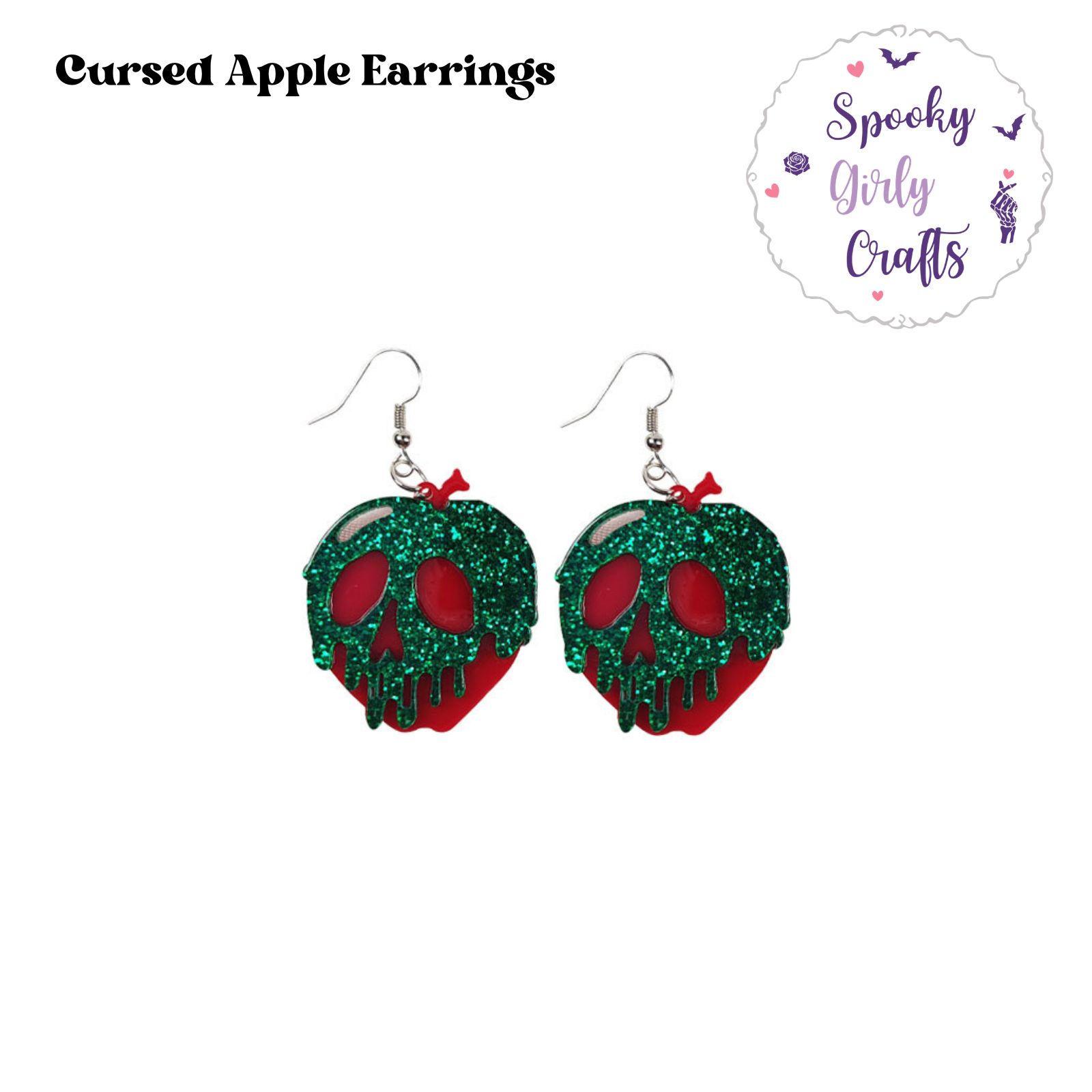Gothic & Dark Fairytale Inspired Earrings (Multiple Styles)