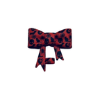 Straw Topper - Halloween Print Bow (Add-On Only)