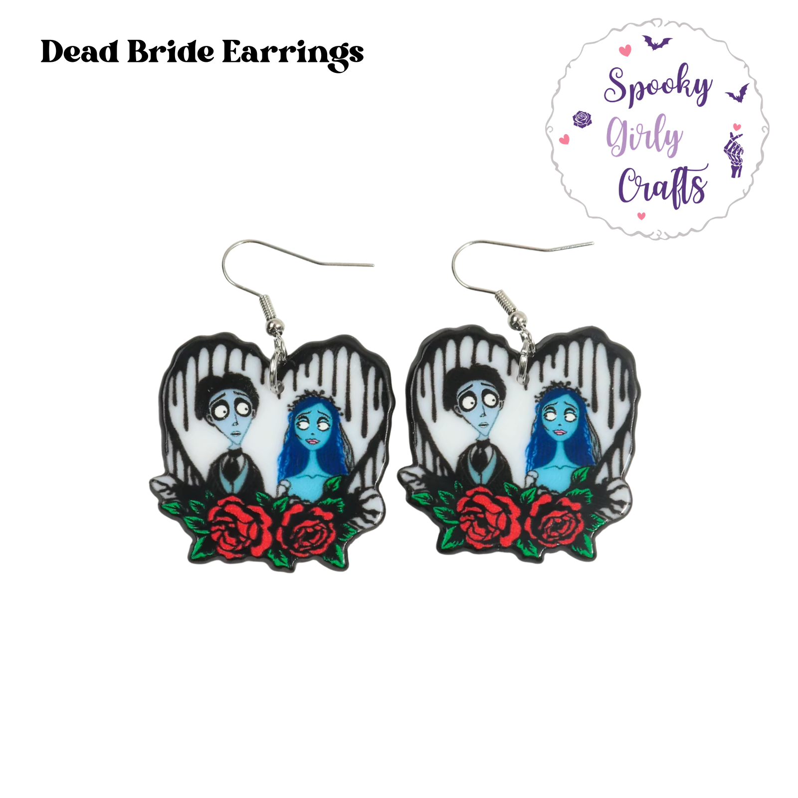 Halloween & Scary Movie Inspired Earrings (Multiple Styles)