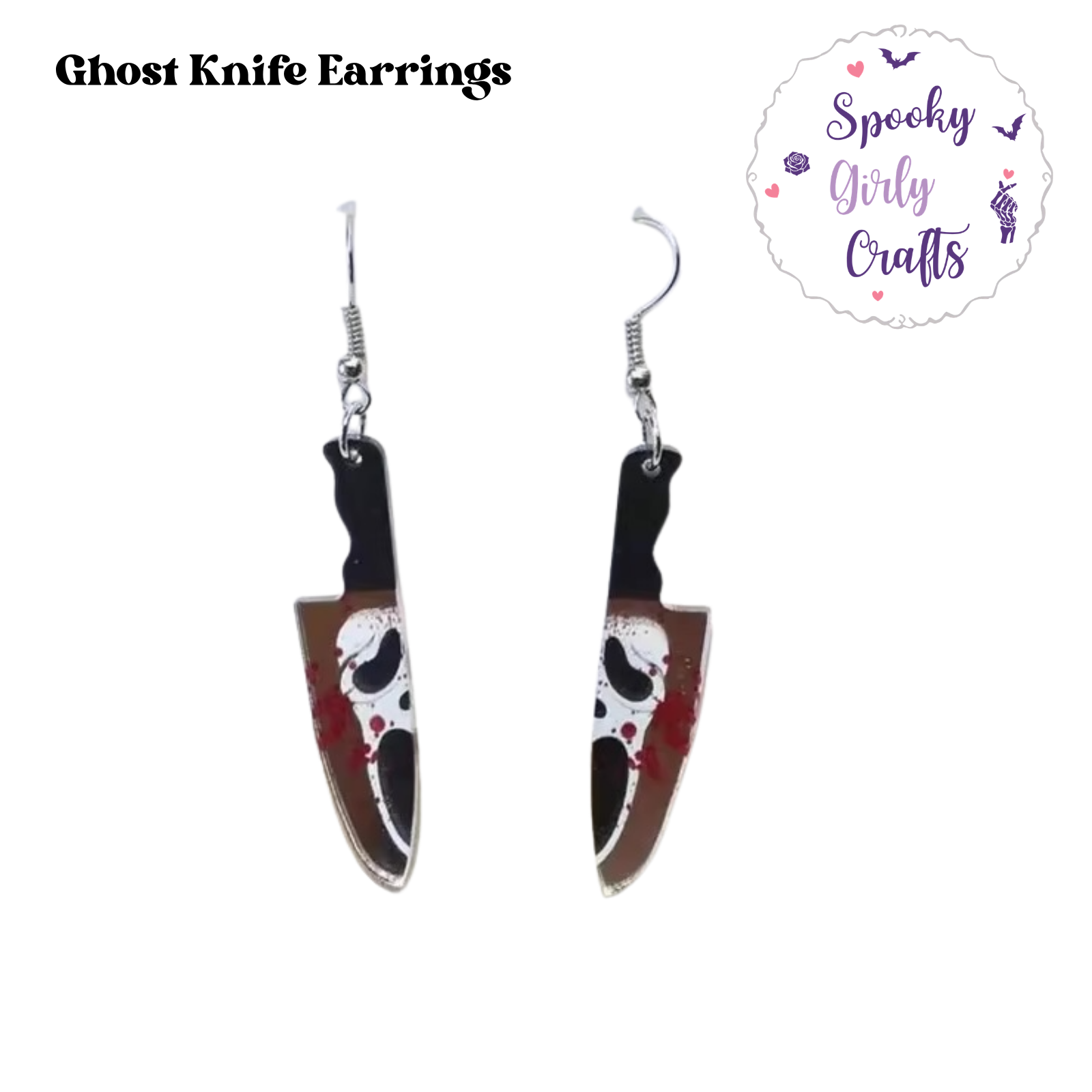 Halloween & Scary Movie Inspired Earrings (Multiple Styles)