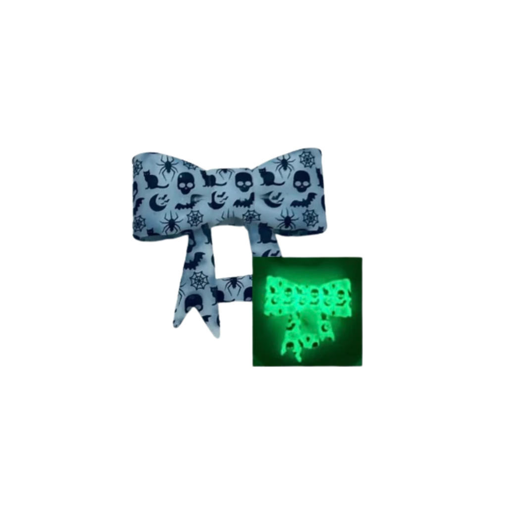 Straw Topper - Halloween Print Bow (Add-On Only)