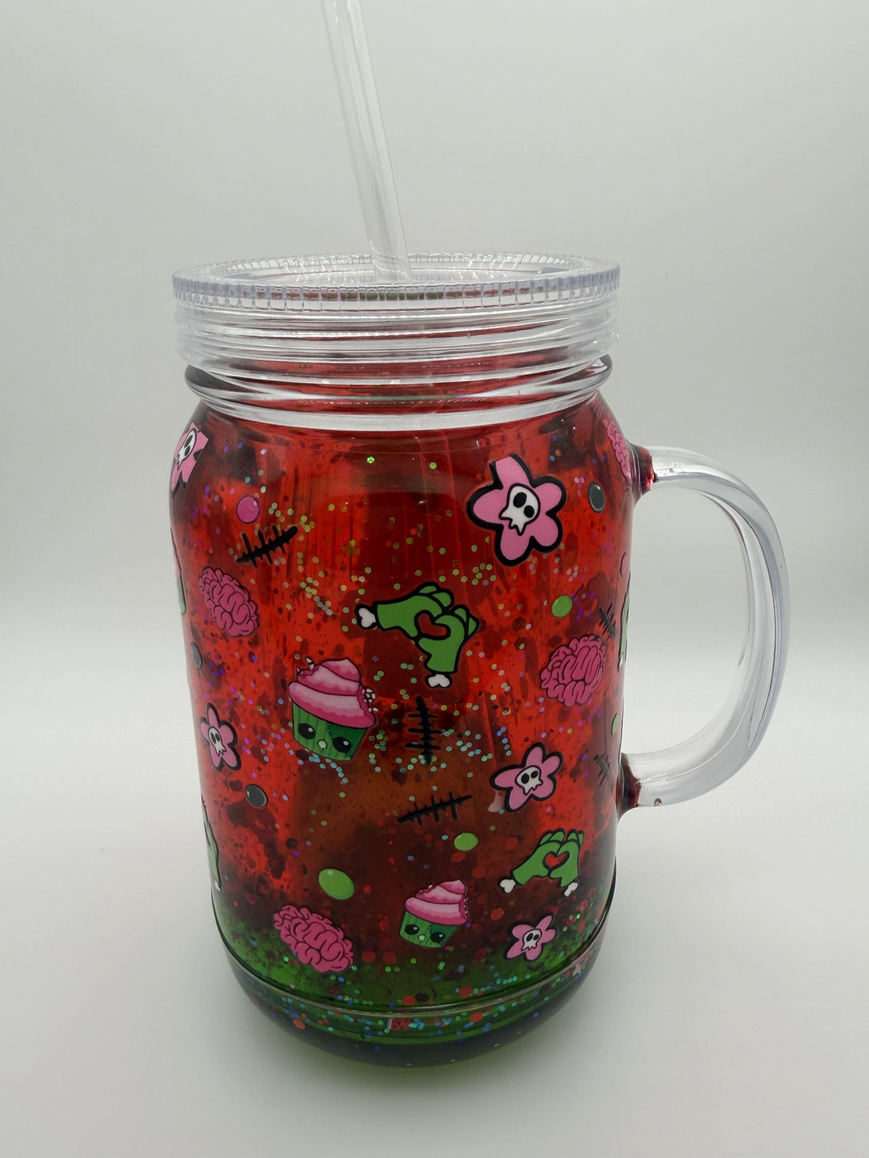 Vaso de lava de 30 oz con goteo de sangre de True Crime