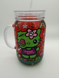 Vaso de lava de 30 oz con goteo de sangre de True Crime