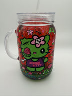 Vaso de lava de 30 oz con goteo de sangre de True Crime