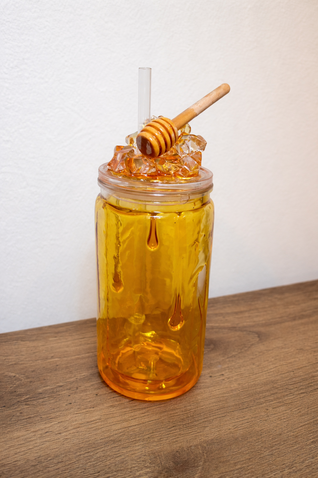 16oz Honey Drip Tumbler + Honey Bling Lid