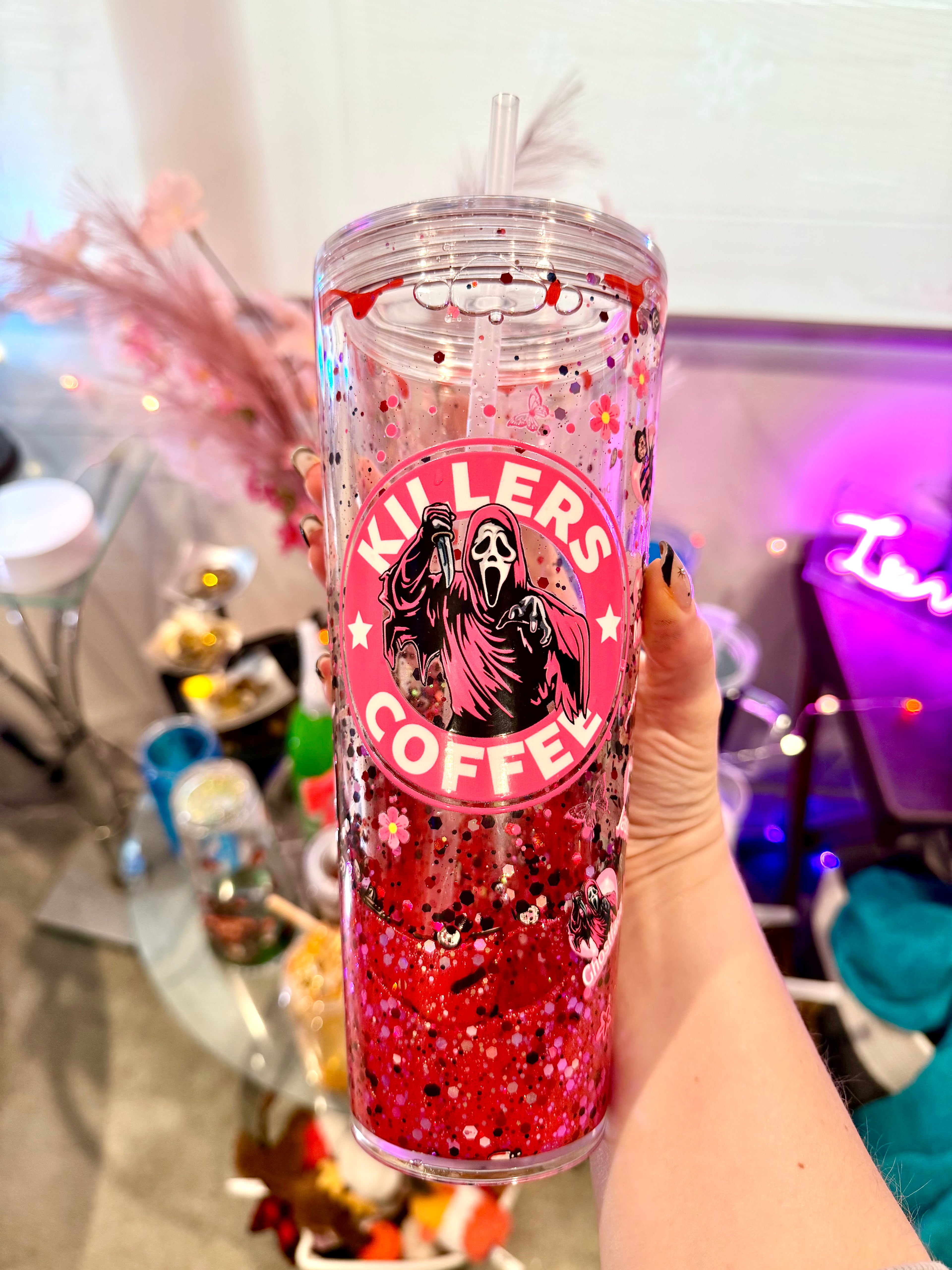 Vaso térmico Killers Coffee Blood Drip Lava de 24oz