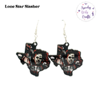 Lone Star Slasher Acrylic Earrings