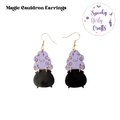 Witch Cauldron Drop Earrings