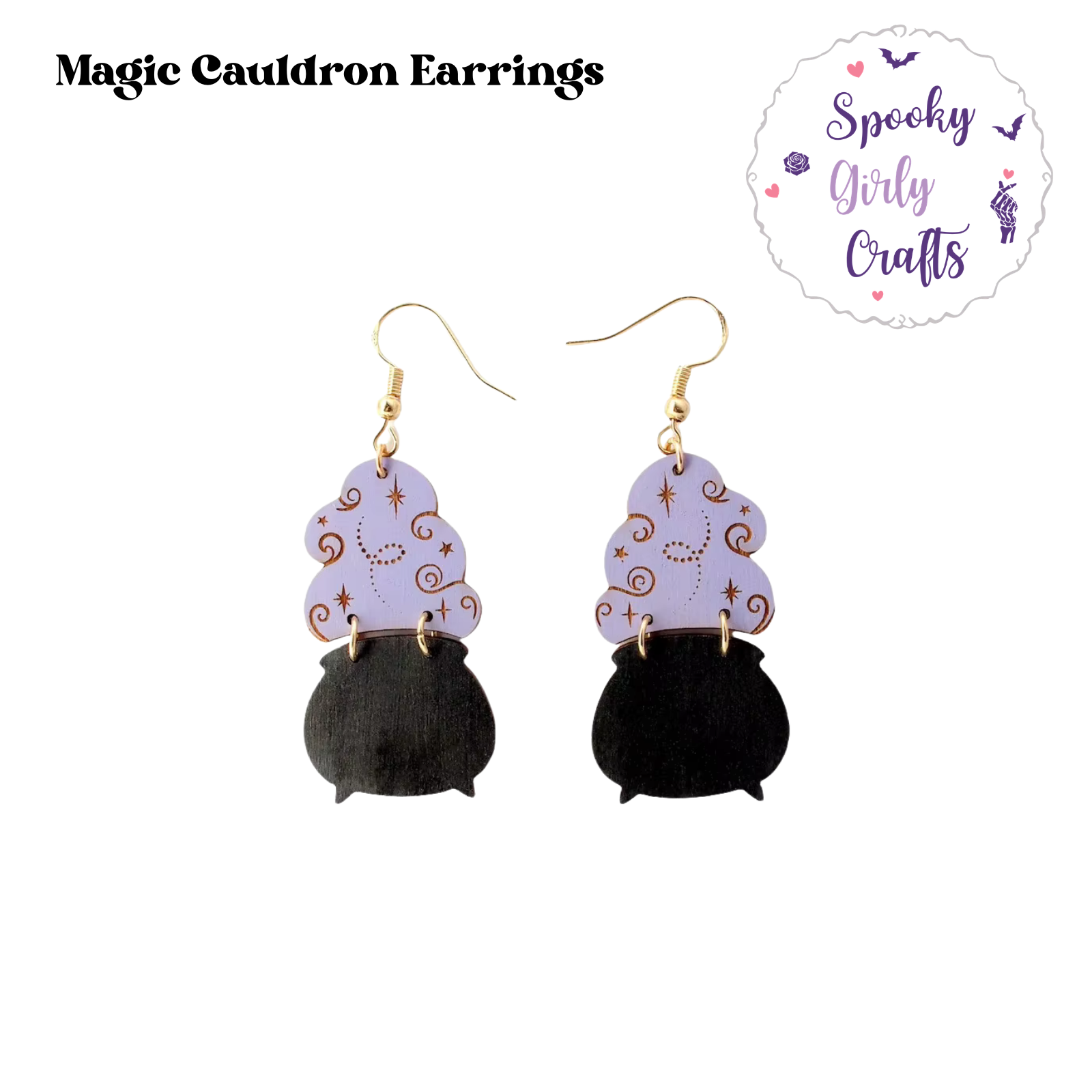 Gothic & Dark Fairytale Inspired Earrings (Multiple Styles)