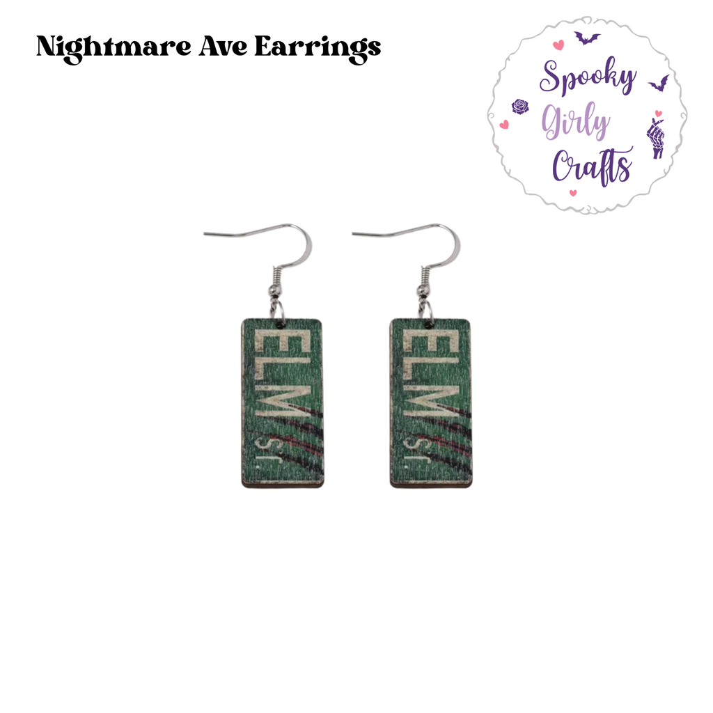Halloween & Scary Movie Inspired Earrings (Multiple Styles)