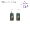Nightmare Avenue Slasher Horror Inspired Earrings