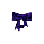 Straw Topper - Halloween Print Bow (Add-On Only)