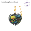 Retro Camp Slasher Heart Acrylic Charm
