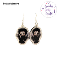 Pin-Up Scissor Hands Inspired Acrylic Earrings