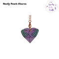Skelly Peach Acrylic Charm