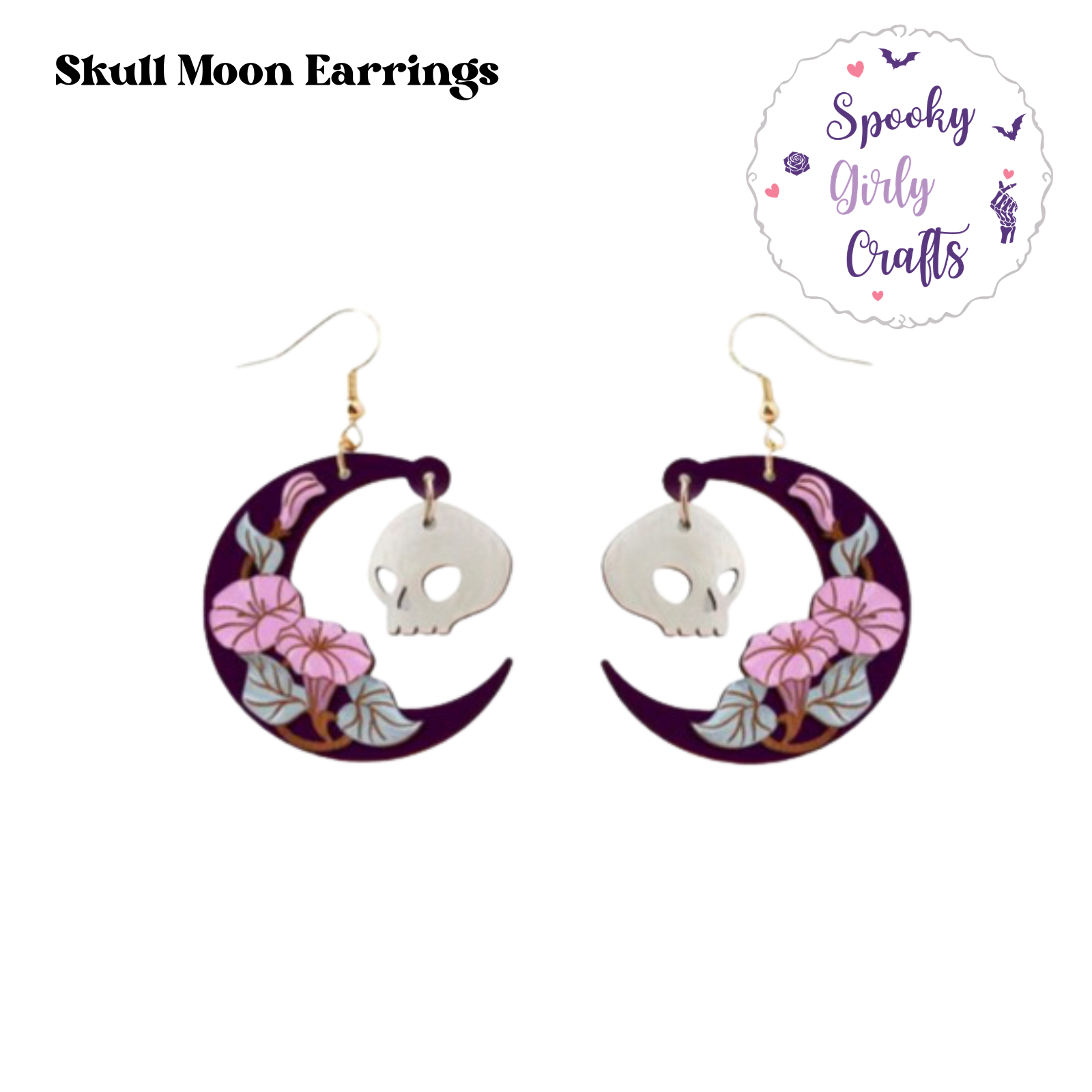 Gothic & Dark Fairytale Inspired Earrings (Multiple Styles)